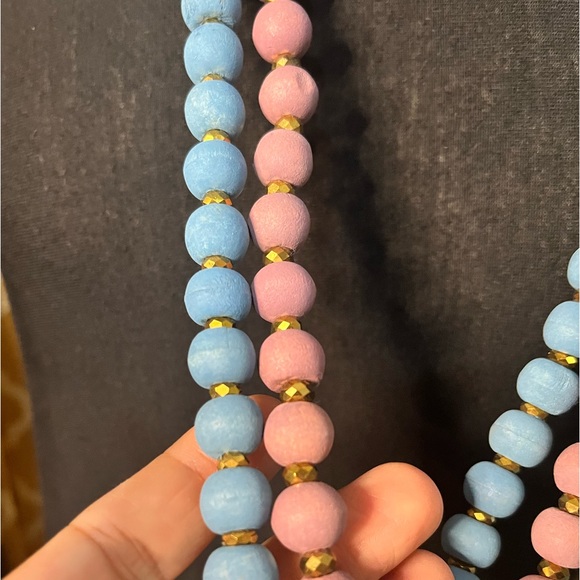 •Mare •Sole•Amore• Beaded Tassel Necklace - Picture 4 of 6